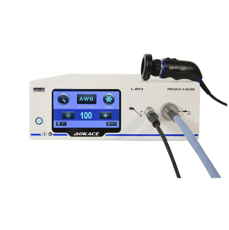 Medical Endoscope Camera and LED Light Source Integrative 2 in 1 for laparoscopy endoscope surgery