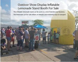 Cabina de <span class=keywords><strong>Bar</strong></span> hinchable de alta calidad, soporte de <span class=keywords><strong>Bar</strong></span> con Logo de banderola, tienda de jugo de limón, precio de fábrica - Product Image 2