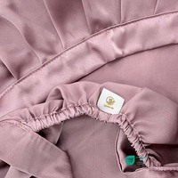 Bonnet en Soie Personnalisé avec Logo, Meilleure Vente, Haute Qualité, avec Long Cordon Élastique, Grande Taille, pour Soin des Cheveux, Bonnet de Nuit, Utilisation Domestique