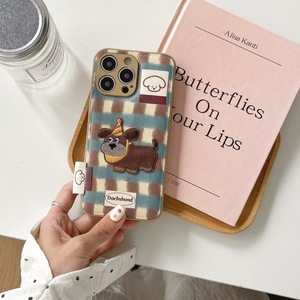 เคสโทรศัพท์หนัง PU ลายดัชชุนด์สีเรโทร สำหรับ iPhone 13 14 15 16 17 Pro Max  สำหรับผู้หญิง น่ารัก - Product Image 2