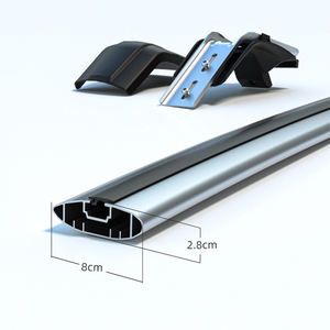 Barre de Toit de Camion en Aluminium <span class=keywords><strong>Antivol</strong></span> 180KG, Faible Bruit de Vent, Transversale pour Voyage en Extérieur, <span class=keywords><strong>Porte</strong></span>-Bagages avec Verrouillage Spécial par Courroie pour Voitures - Product Image 5