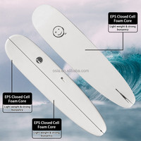 Planches de surf longboard en époxy personnalisées de haute qualité avec design coloré, noyau EPS, ailerons offerts de IBoard pour le surf SUP