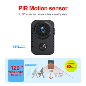 2025 Tốt Nhất Bán md29 Cơ Thể Mini Máy Ảnh Mà Không Cần Wifi An Ninh Thể Thao Video Recorder PIR Xe Đạp Cơ Thể Dash Cam Mini Video Máy Ảnh - Product Image 4