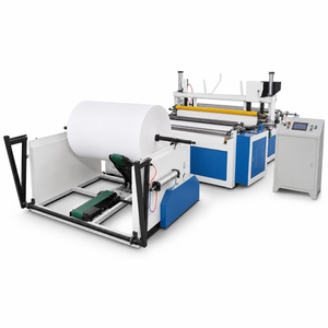 Machine automatique de fabrication de papier toilette de qualité supérieure avec déroulage et perforation de rouleaux jumbo - Product Image 2