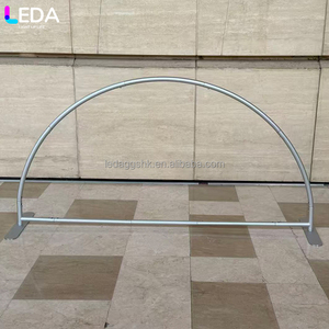 Arche métallique semi-circulaire détachable en alliage d'aluminium LEDA, beige, pour événements et mariages – Nouvelle collection en promotion - Product Image 4