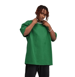 New Design Luxury Quality Cotton Loose Fit Little Drop Shoulder Blank Oversized Men T Shirt Custom Logo - Product Image 2