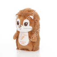Jouet en peluche rembourré de coton PP avec fourrure d'écureuil, jouets en peluche d'écureuil personnalisables, jouet en peluche d'écureuil mignon avec OEM ODM