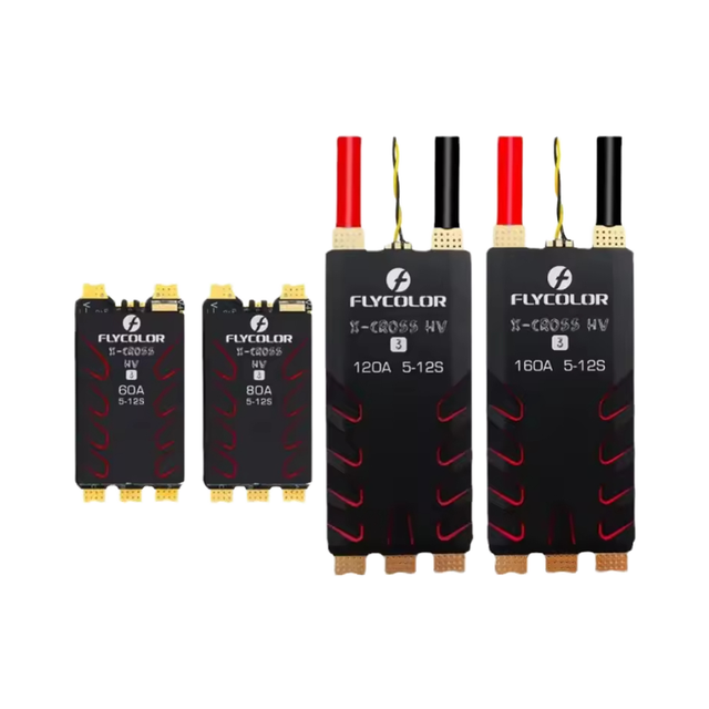 FLYCOLOR X-CROSS HV3 60A 80A120A160A ESC 5-12S BLHeli-32 Dshot Proshot 64MHz 32-Bit Speed Controller for RC FPV Racing Drone