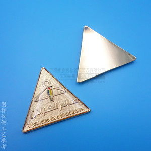 Zinc Alloy Custom <b>Metal</b> Logo Die Cast Sign 30mm Diameter For Outer <b>Packaging</b> - Product Image 1