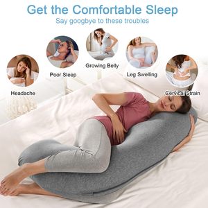Oreiller <span class=keywords><strong>de</strong></span> maternité en forme <span class=keywords><strong>de</strong></span> J Oreiller <span class=keywords><strong>de</strong></span> <span class=keywords><strong>grossesse</strong></span> long pour dormir et se nourrir - Product Image 5