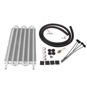 Condenseur de climatisation universel pour voiture, type tube, 30,5x19x2cm, pour mise à niveau et rénovation - Product Image 1
