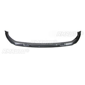 Gloss Black/Carbon Look ABS Front Bumper Lip Spoiler <b>Splitter</b> Diffuser Body Kits Tuning for Kia EV6 2021 2022 2023 - Product Image 4