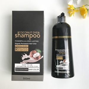 Champú Marrón Negro, Tinte <span class=keywords><strong>para</strong></span> el Cabello Negro, Champú <span class=keywords><strong>Azul</strong></span>, Champú Tinte <span class=keywords><strong>para</strong></span> el Cabello Chino - Product Image 2