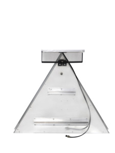 Segnale di avvertimento riflettente triangolo di avvertimento per pedoni segnale solare - Product Image 4