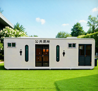 Toilettes Conteneurisées de Luxe Personnalisées Écologiques Préfabriquées pour Parcs, Sites Touristiques, Écoles, Hôpitaux et Bureaux