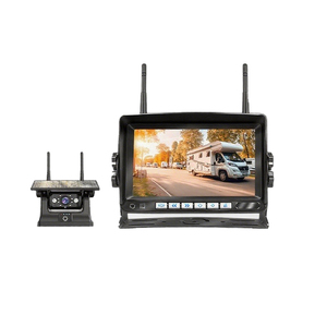 Wireless Solar Powered 7-inch DisplaySolar Magnetic <b>Camera</b> Night Vision Waterproof Backup Rear View Cam for Truck Wireless-Solar - Product Image 1