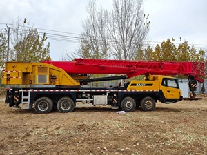 รถบรรทุกติดเครนไฮดรอลิก Sany Lifting Manlift รุ่น STC500E 50 ตัน 8x4 พร้อมคลัตช์เคลื่อนที่ รถบรรทุกติดเครนมือสอง - Product Image 4