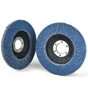 Personalizado 4,5 "115*22mm Zirconia Flap Disc Tipo 40 Grit 60 Grit 80 Grit para acero inoxidable Flap Discll - Product Image 1