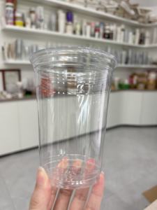 Vaso de plástico para mascotas personalizado 12oz 14oz 16oz 18oz 20oz 22oz 24oz vasos de plástico desechables con logotipo personalizado impreso - Product Image 6