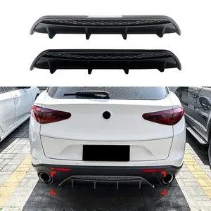 Diffuseur de pare-chocs arrière StarNav pour Alfa Romeo Stelvio 2017+, spoiler, kit carrosserie, accessoires de modification extérieure - Product Image 4