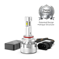 Gview P19W 9012 Bombilla LED para Faros Delanteros de Automóvil con Chip LED CSP 3570 de Triple Cara y Potencia Superior, con Controlador Externo 360 °   Iluminación sin manchas oscuras