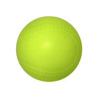 Bola Lempar Latihan Softball 12 inci, Bahan PU Lembut, Tahan Benturan Rendah, untuk Latihan Tim Olahraga Sekolah, Mesin Lempar, Memukul, dan Berlatih Fielding
