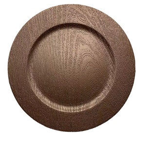 <span class=keywords><strong>Assiette</strong></span> de Style Européen <span class=keywords><strong>Vintage</strong></span> en Plastique, Rondin Imitation Bois, Idéale pour Mariage, Dîner, Hôtel et Restaurant - Product Image 1