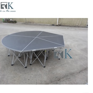 Customized Plywood <b>Platform</b> <b>Stage</b> Aluminum <b>Stage</b> Aluminum Support Mobile <b>Stage</b> for Wedding Performance Exhibition Music Events - Product Image 2