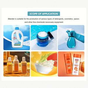 เครื่องผสมสารเคมีทำสบู่ขนาดเล็ก 50 ลิตร 100 ลิตร เครื่องผสมสแตนเลส - Product Image 2