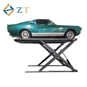 기계식 차고 저장 플랫폼 장치 용 2 단계 가위 자동차 주차 리프트 시스템 듀얼 데크 자동차 SUV 차량 장비 - Product Image 1