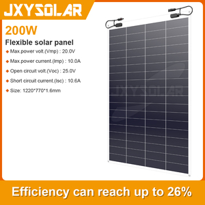 Módulo Solar Flexible HPBC de 200 Vatios y 20 Voltios, Contacto Trasero, 26% de Alta Eficiencia, Flexible, Delgado y Ligero para Barco JXY-C200B High E - Product Image 2