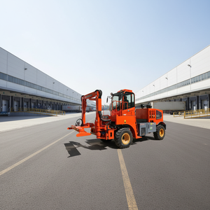 Professional Man-Up Diesel Boom Brush <b>Cutter</b> | Mobile Cabin on Telescopic Arm, for Municipal & Contracting CE Certification - Product Image 1