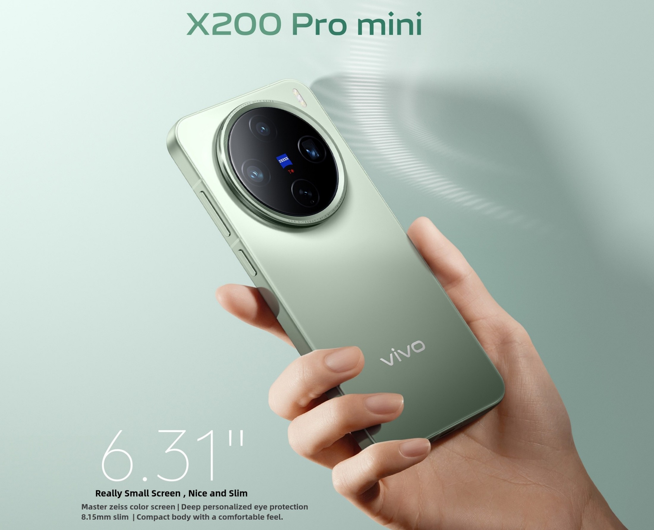 オリジナルVivoX200Proミニ5Gスマートフォン6.3 
