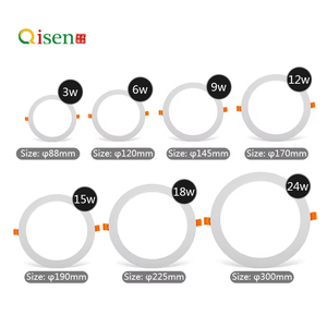 15W 18W 12W Dimmable dẫn xuống ánh sáng vòng 3W 6W 9W lõm Downlight 5000k 6500K vuông dẫn trần ánh sáng tại chỗ - Product Image 3