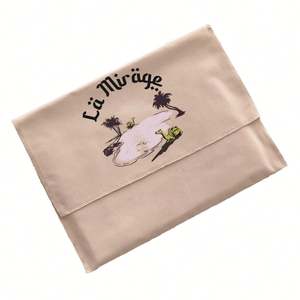 Bolsa de Embalaje de Ropa Personalizada con Logotipo, de Algodón y Lino Blanco, de Lujo, Reutilizable, Portátil, para Todas las Estaciones, para Prendas Sólidas - Product Image 6