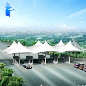 Auvent en membrane en acier moderne personnalisé avec revêtement PVDF/PVC/PTFE pour stations de péage, centres sportifs, <span class=keywords><strong>parcs</strong></span> - Product Image 6