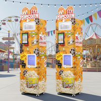 Máquina Expendedora de Palomitas de Maíz de Autoservicio GJ401, Máquina Inteligente para Hacer Palomitas de Maíz, Máquina Comercial Automática con Pantalla Táctil y Sistema de Pago