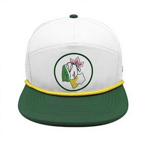 หมวกแก๊ปแบบ snapback ทรง 7 แผง ปรับได้ ผลิตในโรงงานเวียดนาม ตัดด้วยเลเซอร์ สองสี สวมใส่สบาย เหมาะสำหรับกิจกรรมกลางแจ้งและผู้ใหญ่ - Product Image 1