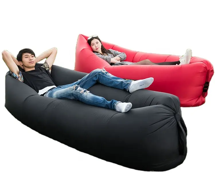 Sofá inflável de ar preguiçoso, sofá inflável de pvc para uso ao ar livre, de alta qualidade