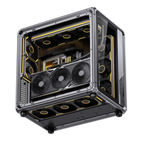 Nuevo Gabinete JONSBO X400 Gris ATX, Gabinete para PC con Doble Cristal Templado, Gabinete para Computadora de Juegos para Ensamblajes de Juegos DIY
