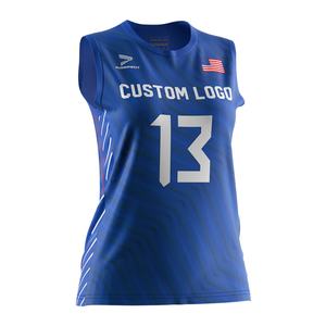Camisetas Deportivas Sublimadas Oem Odm de Secado Rápido para Gimnasio, Voleibol y Actividades al Aire Libre, Traje Personalizado, Jersey de Voleibol Sublimado para Mujer - Product Image 3