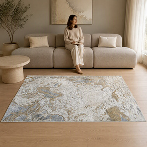 <span class=keywords><strong>Tappeto</strong></span> Personalizzato in Velluto <span class=keywords><strong>Beige</strong></span> <span class=keywords><strong>Grigio</strong></span> con Stampa Astratta, Antiscivolo, Morbido, per Soggiorno, Moderno, Lussuoso, Grande, per Arredamento Casa - Product Image 1