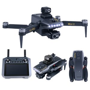 Q3 Pro Mini 2 <span class=keywords><strong>Drone</strong></span> GPS 4k Profesional 3-trục Gimbal <span class=keywords><strong>2025</strong></span> kép máy ảnh 5G Wifi FPV rc Quadcopter với tránh chướng ngại vật bay không người lái - Product Image 1