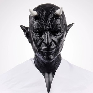 DAMAI 3D Cosplay Mephistopheles Mask Costume Prop Devil Killer Latex Horror Demon Horn Mask Helmet - Product Image 1