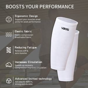 VBOSi 4007 produsen lengan kompresi betis elastis Pria Wanita belat kaki pria mendukung perlindungan pereda nyeri kaki bawah - Product Image 6