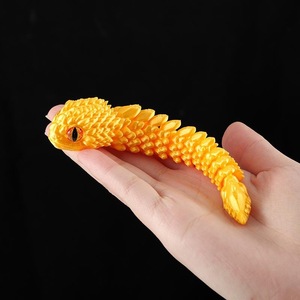 3D Printed Other <b>Mini</b> <b>Viper</b> Flexible Joints Fidget Toy Stress Relief Desktop Decor Unisex Creative Gift Desk Ornament - Product Image 2