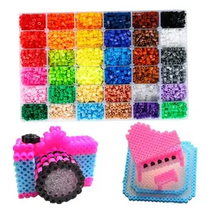 Venda quente Preço por atacado Kid Toy Distribuidor 5MM Fusível Beads Colorido Diy Craft Brinquedos Mixed Iron Beads Artes E Artesanato Kit