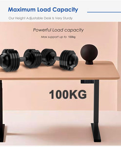 Bàn văn phòng điện 2jrf2 D3 thiết kế hiện đại Bàn nâng công thái học với tùy chọn bàn đứng có thể điều chỉnh chiều cao - Product Image 2