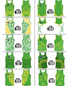 FQ Custom Cook isole maglia polinesiana Tag Touch Rugby canottiere sublimata abbigliamento sportivo Polo t-shirt felpa con cappuccio Set uomo - Product Image 3