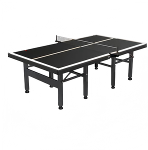 <span class=keywords><strong>Table</strong></span> <span class=keywords><strong>de</strong></span> tennis <span class=keywords><strong>de</strong></span> <span class=keywords><strong>table</strong></span> pliable WQ Wholesale Sport <span class=keywords><strong>de</strong></span> 9 pieds, durable, écologique, style moderne, pour intérieur, avec filet et plateau en panneau <span class=keywords><strong>de</strong></span> densité d'acier - Product Image 1